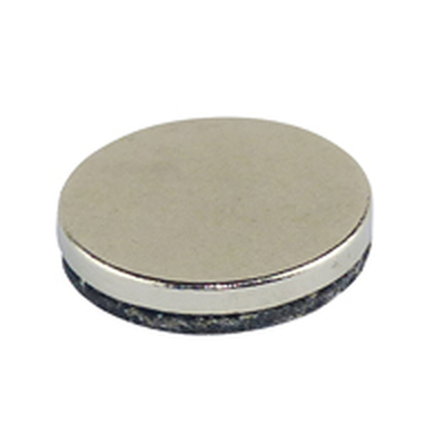 Neodymium magnet �12 x 1.5mm with adhesive side (pack of 8)