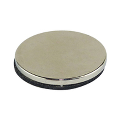 Neodymium magnet round �19 x 1.5mm with adhesive side  (5pc)
