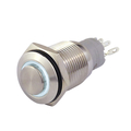 Vollmetallschalter 16mm 1 x um mit LED Ringbeleuchtung...