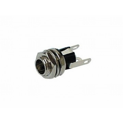DC Einbaustecker 5,5 / 2,5 mm Zentralbefestigung