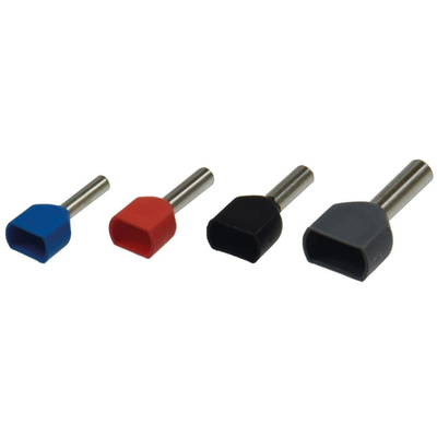 Ferrules assortment insulated TWIN 0.75-2.5mm� (contains 200 pieces assorted)