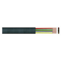 Telephone cable 6-core flat black CCA