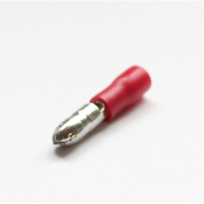 Rundstecker rot 4mm f�r 0.5 - 1.5mm� Kabel