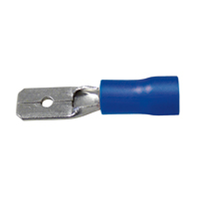 Blade connector blue 4.8 mm 1.5-2.5 mm� Cable 0.8 x 4.8 mm