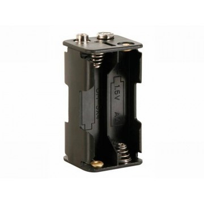 Batteriehalter f�r  4 x Mignonzelle AA Druckknopfanschluss