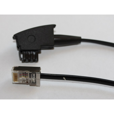 DSL VDSL cable IP cable TAE -> RJ45 plug for Fritz! Box EasyBox Speedport 15m black