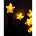LED-Lichterkette mit  40 gelben LED Sternen 230V