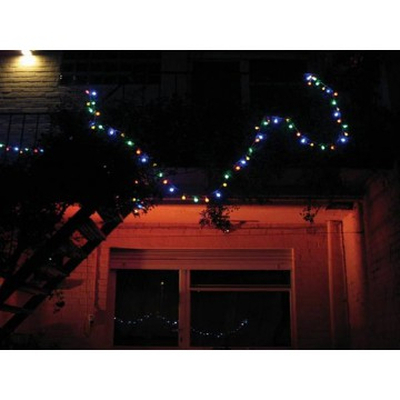 LED-Lichterkette mit  50 Farbwechsel LEDs