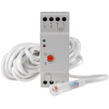 Twilight switch for DIN rail mounting with remote sensor...
