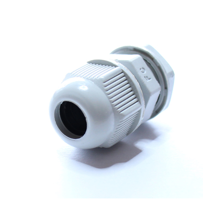 Cable gland M16 polyamide light gray with plastic nut