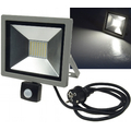LED-Fluter  30W mit Bewegungsmelder neutralwei SlimLine...