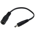 Adapterkabel 10cm 3,5mm DC Stecker auf 5,5/2,1mm DC Buchse