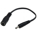 Adapter cable 10cm long 3.5mm DC plug to 5.5 / 2.1mm DC...