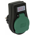 Socket switch with child protection 3680 watts IP44