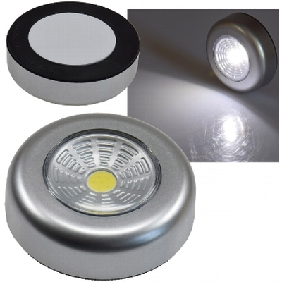 LED Klebeleuchte mit eine lichtstarken COB LED 4000k / neutralwei� - CTK1 COB