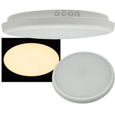 LED ceiling light 22W warm white with HF motion detector IP54 - SALAO 22 WW