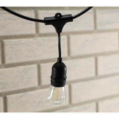 Biergarten-Lichterkette 15 x Filamentlampe 0,8W