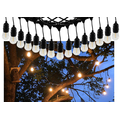 Biergarten-Lichterkette 15 x Filamentlampe 0,8W