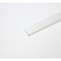 Cover for LED profiles milk-colored 1m