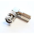 BNC plug 90 � angled twist on for 5.8mm cable