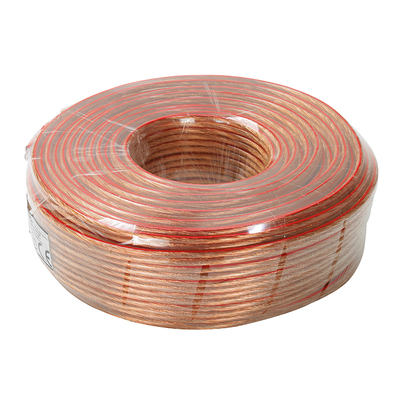Speaker cable / twin strand 2 x 4.0 mm� transparent CCA...