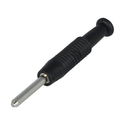 MST 3 SW Miniature plug �= 2mm black