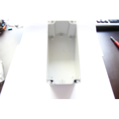 Universal enclosure 180x 80x 85mm light gray with transparent cover EUROMAS M231