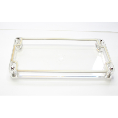 Universal enclosure 180x 80x 85mm light gray with transparent cover EUROMAS M231