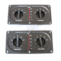 Hochton / Mittelton Regler mit LED VU Meter (Paar) gebraucht