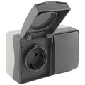 Feuchtraum Kombi Schalter / Steckdose IP54 f�r...