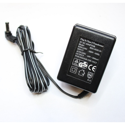 Plug-in power supply 10VAC 300mA, 5.5/2.1mm plug - KSA-053G-01