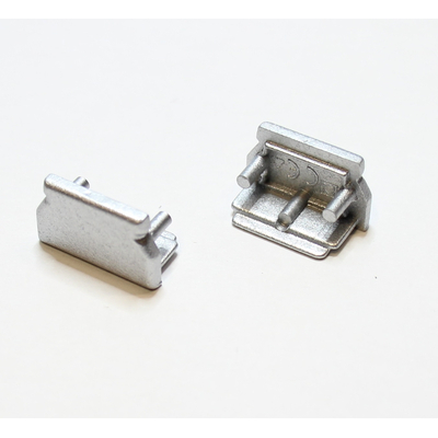 End pieces for aluminum profile silver UNI12 2pcs.