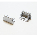 Endstcke fr Aluprofil silber UNI12 2Stk.