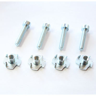 Drive-in nut M5 + cylinder screw 5 x 25 hexagon socket (4...