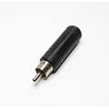 RCA plug > 6.3mm jack socket mono