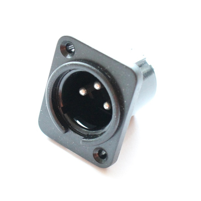 XLR-Einbaustecker 3 polig