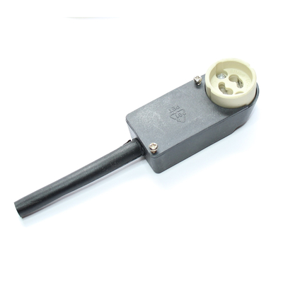 GU10 ceramic lamp holder in housing