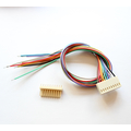 10-pin pin connector and connector strip with approx....
