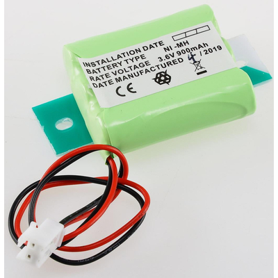 NiMH replacement battery for escape route luminaire 10016500 + 100216530 3.6V, 900mAh