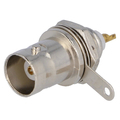 BNC panel socket with central fixing
