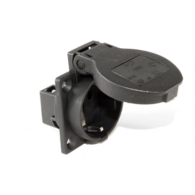 Schuko socket Midnight 16A 230V IP54