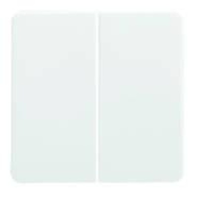 Elso FASHION/RIVA/SCALA rocker pair of series switches/double buttons pure white - 213504