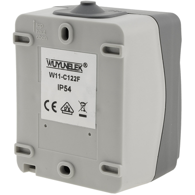 Feuchtraum Kontrollschalter IP54 f�r Aufputz-Installation