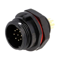 Built-in plug 9 pin 125V 3A IP68 - SP1312/P9