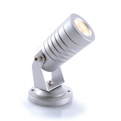 LED Mini 1 24V 3W silber WW IP65 3000K