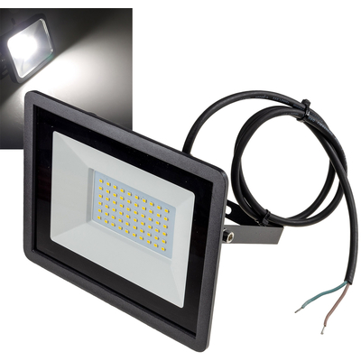 LED Floodlight SlimLine   50W 12-24VDC IP65 neutral white 4000K