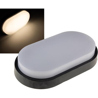 LED Leuchte 10W  IP54 3000K Oval - PALAU