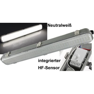 LED Feuchtraum Langleuchte 18W neutralwei� mit...