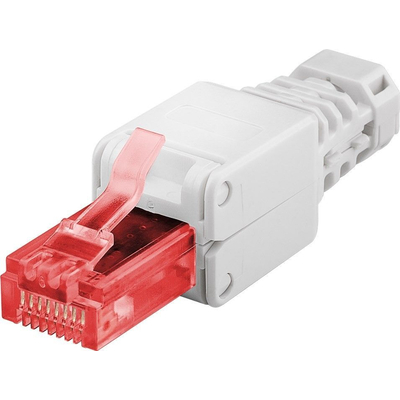 Tool-free RJ45 network connector CAT 6 UTP unshielded