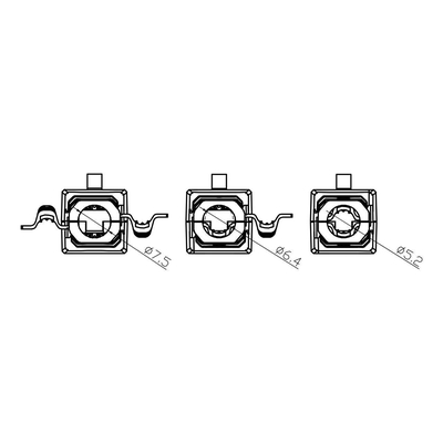 Tool-free RJ45 network connector CAT 6 UTP unshielded